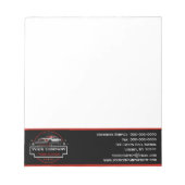 Professionele sneeuwverwijdering, sneeuwploegbedri notitieblok (Voorkant)