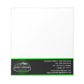 Professionele sneeuwverwijdering, sneeuwploegbedri notitieblok (Voorkant)