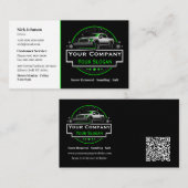 Professionele sneeuwverwijdering, sneeuwploegbedri visitekaartje (Voorkant / Achterkant)