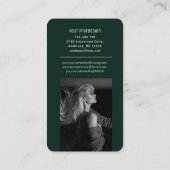 professionele sociale media QR-code moderne foto's Visitekaartje (Achterkant)