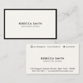 Professionele sociale media visitekaartje (Voorkant / Achterkant)