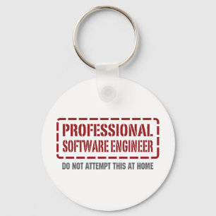 Professionele software engineer sleutelhanger