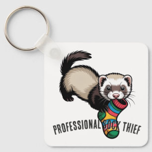 Professionele Sokken Dief Sleutelhanger