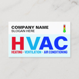 Professionele specialisten (moderne Logo) HVAC Visitekaartje