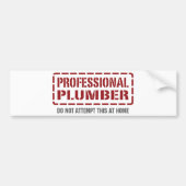 Professionele stekker bumpersticker (Voorkant)
