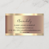 Professionele stijlkunstenaar Eyelash, uniek moder Visitekaartje (Achterkant)