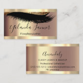 Professionele stijlkunstenaar Eyelash Unieke moder Visitekaartje (Voorkant / Achterkant)