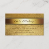 Professionele stijllijst | Classy Elegant Visitekaartje (Achterkant)