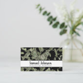 Professionele Stijlvolle Financiële Planner Accoun Visitekaartje (Staand voorkant)