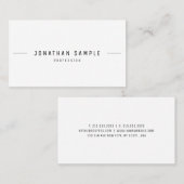 Professionele, stijlvolle minimalistische, geavanc visitekaartje (Voorkant / Achterkant)