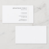 Professionele Stijlvolle Modern Clean Trendy Sjabl Visitekaartje (Voorkant / Achterkant)