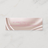 Professionele, stijlvolle, stijlvolle tinten mini visitekaartje (Achterkant)