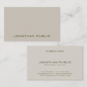 Professionele, stijlvolle vormgeving elegante Sjab Visitekaartje (Voorkant / Achterkant)