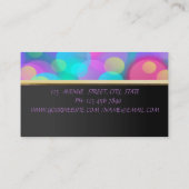 Professionele stijlvolle vormgeving, liften visitekaartje (Achterkant)