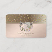 Professionele Stippen Confetti Bloemennaaimachine Visitekaartje (Voorkant)