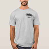 Professionele stortwagen transportbedrijf t-shirt (Voorkant)