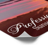 Professionele Sunset Watcher Poster (Hoek)
