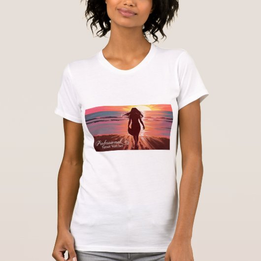 Professionele Sunset Watcher T-shirt (Voorkant)