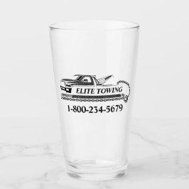 Professionele takelwagen service gepersonaliseerd glas