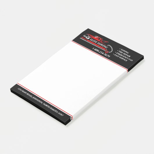 Professionele Takelwagen Service Post-it® Notes (Schuin)