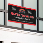 Professionele Takelwagen Service Spandoek (Buitenkant Gebouw)