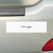 Professionele taken met kabinetsmaker bumpersticker (Op auto)