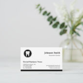 Professionele tandarts - afspraak voor tandheelkun afsprakenkaartje (Staand voorkant)