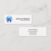 Professionele tandarts minimaal mini visitekaartje (Voorkant / Achterkant)