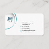 Professionele tandarts | tandheelkundige zorg visitekaartje (Achterkant)