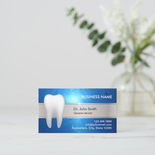 Professionele tandbenoeming afsprakenkaartje