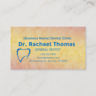 Professionele Tandheelkundige Afspraak Visitekaart Afsprakenkaartje