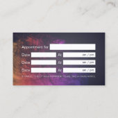 Professionele tandheelkundige tandheelkundige Roos Aanbevelingskaartje (Achterkant)