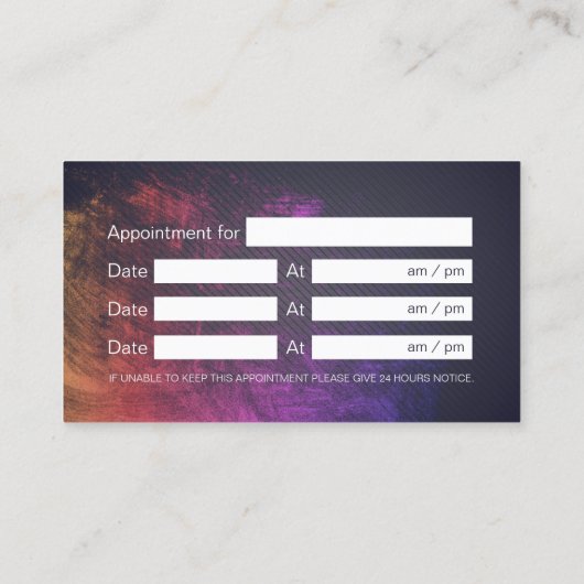 Professionele tandheelkundige tandheelkundige Roos Aanbevelingskaartje (Achterkant)