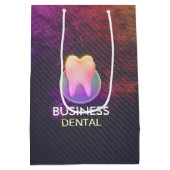 Professionele tandheelkundige tandheelkundige Roos Medium Cadeauzakje (Achterkant)