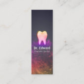 Professionele tandheelkundige tandheelkundige Roos Mini Visitekaartje (Voorkant)