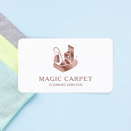 Professionele tapijtreiniging, reiniging van vloer visitekaartje