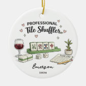 Professionele Tegel Shuffler Ornament (Voorkant)