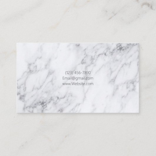 Professionele  Tegel Visitekaartjes (Achterkant)