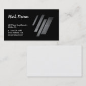 Professionele tekst en Afbeelding (Slate Grunge) Visitekaartje (Voorkant / Achterkant)