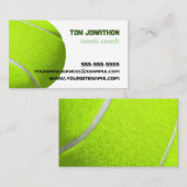 professionele tenniscoach visitekaartje (Voorkant / Achterkant)