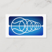 Professionele tenniscoach visitekaartje sjabloon (Voorkant)