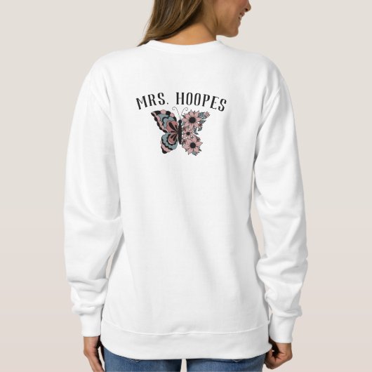 Professionele Therapie Gepersonaliseerde Boho Butt Trui (Achterkant)