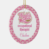 Professionele Therapie Gepersonaliseerde Gift Orna Keramisch Ornament (Rechts)