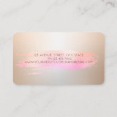 Professionele tools voor penseelbakkerij in pensee visitekaartje (Achterkant)