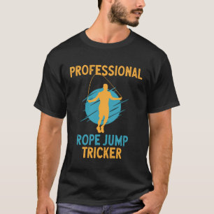 Professionele Touw Sprong Tricker Jump Touw Fitnes T-shirt