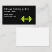 Professionele trainer Fitness Coach Visitekaartje (Voorkant / Achterkant)
