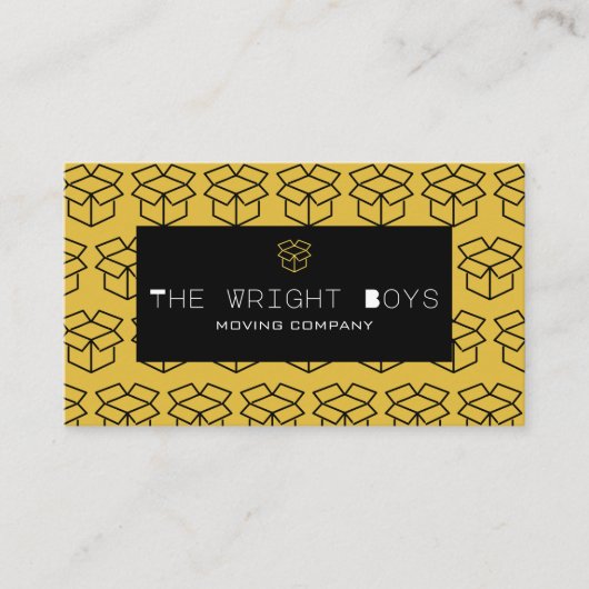 Professionele transportonderneming visitekaartje (Voorkant)