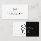 Professionele transportonderneming visitekaartje (Voorkant / Achterkant)