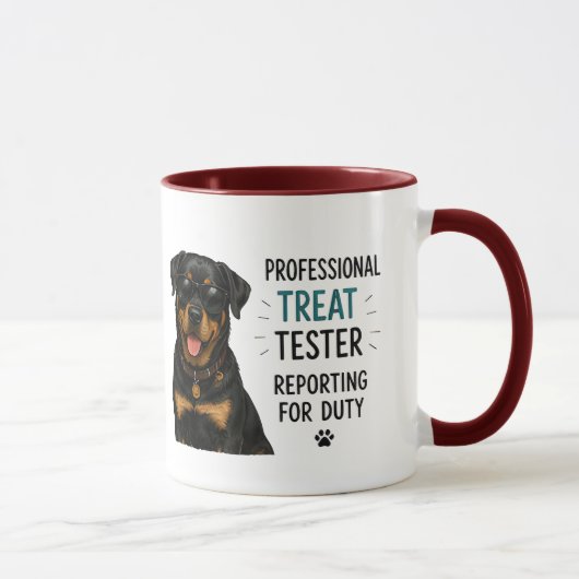 🐾 Professionele Treat Tester Grappige Honden Spre Mok (Rechts)