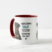 🐾 Professionele Treat Tester Grappige Honden Spre Mok (Voorkant links)